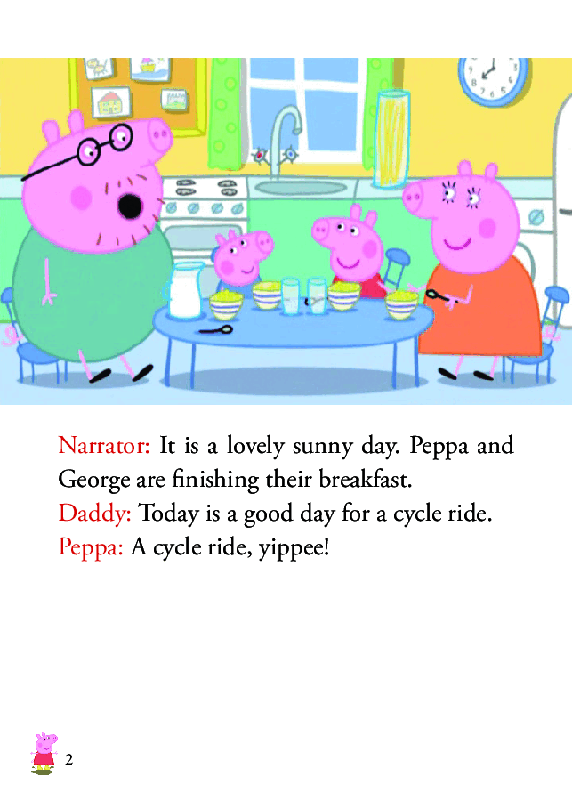 粉红猪小妹第2季53本自制绘本S2-40 The Cycle ride.pdf,第2页预览