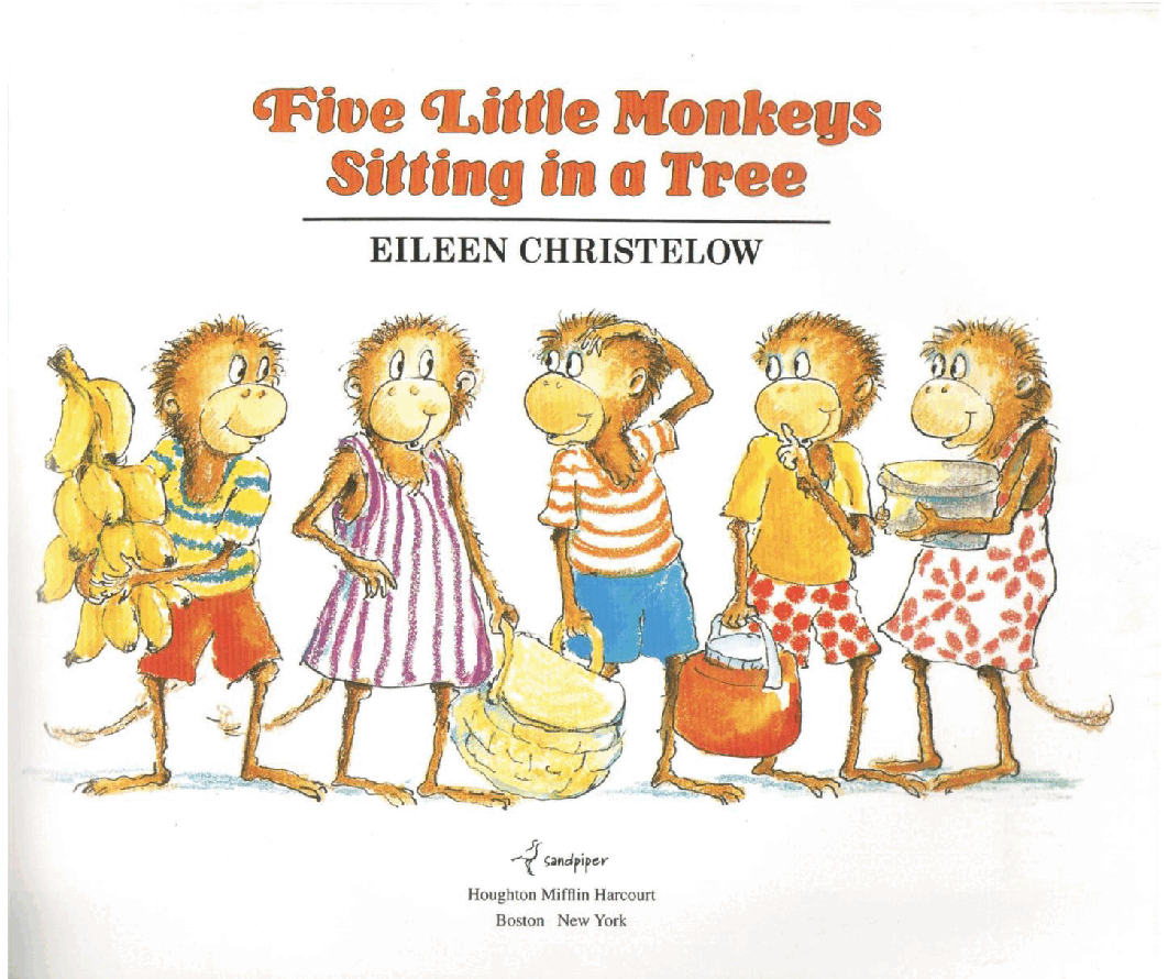 五只小猴子five little monkeys sitting in a tree.pdf,第3页预览
