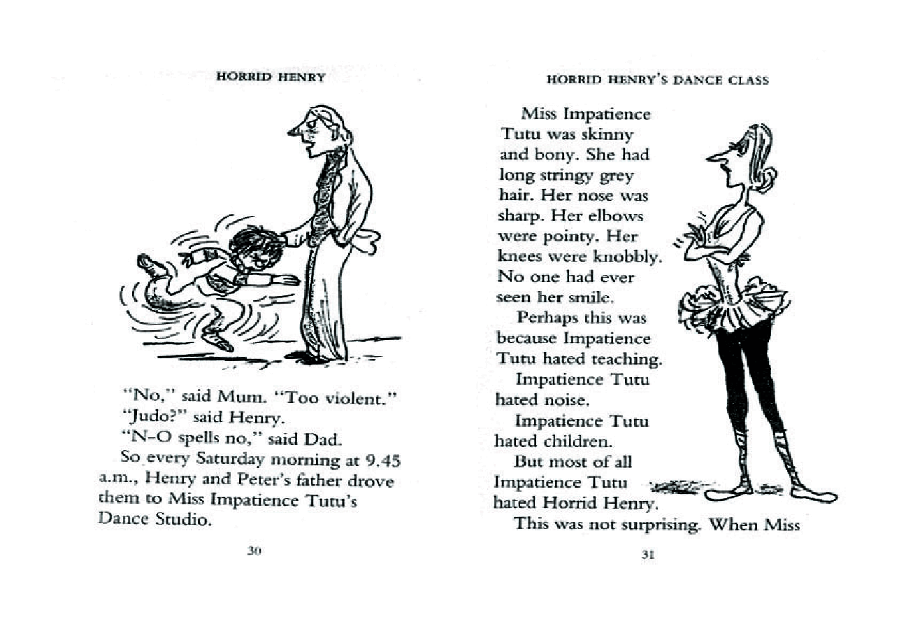 调皮的亨利英文绘本02 Horrid Henry's Dance Class.pdf,第3页预览