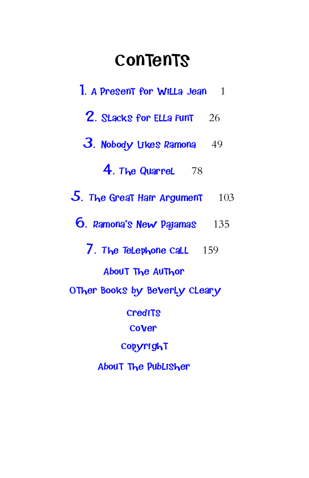 Beverly Cleary eBooks 29本Ramona and Her Mother.pdf,第3页预览