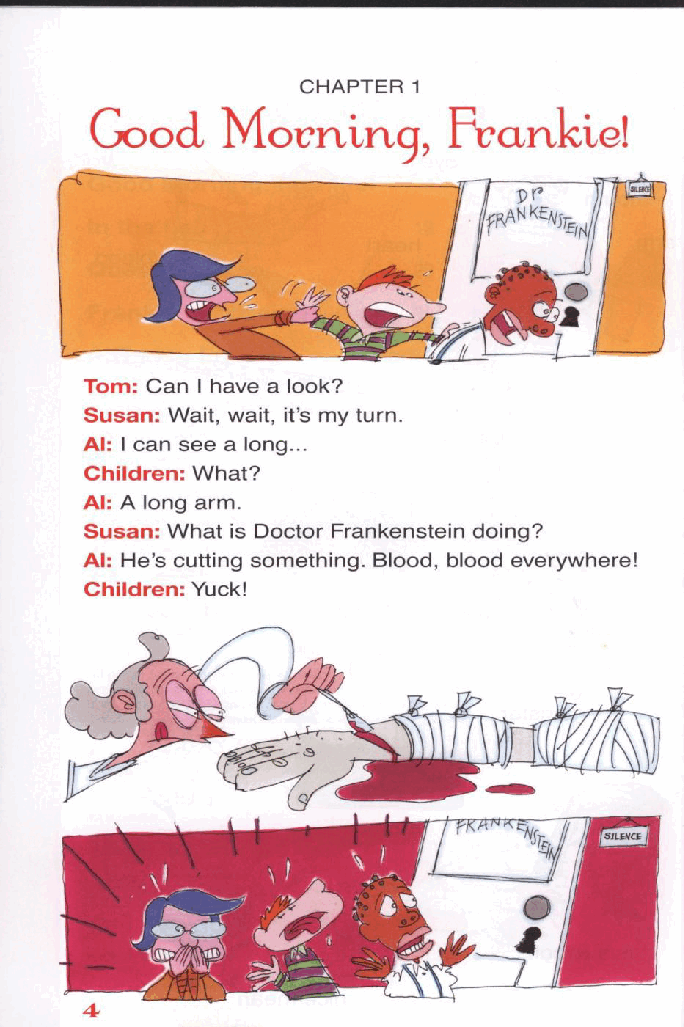 【Earlyreads】(LEVEL.4).Frankenstein.at.School.pdf,第4页预览