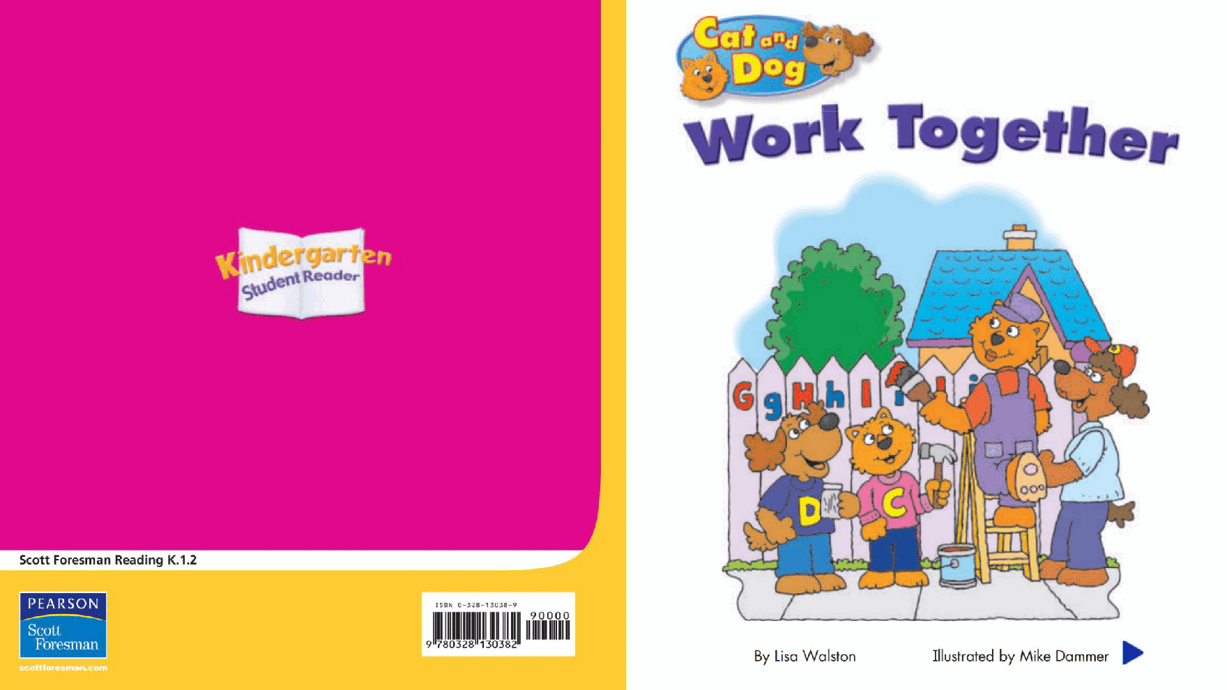 Pearson 0-6岁低幼读物K_OLR_1.2 Cat and Dog Work Together.pdf,第1页预览