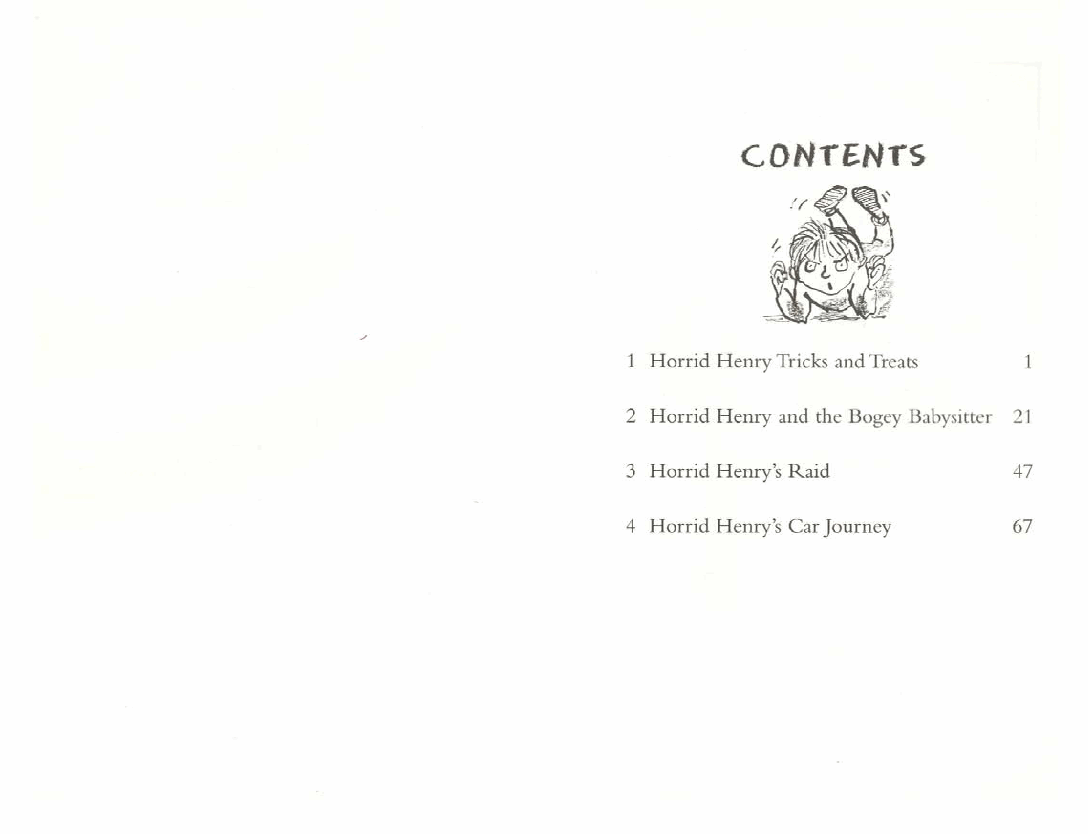 调皮的亨利英文绘本09 Horrid Henry and the Bogey Babysitter (2002).pdf,第4页预览