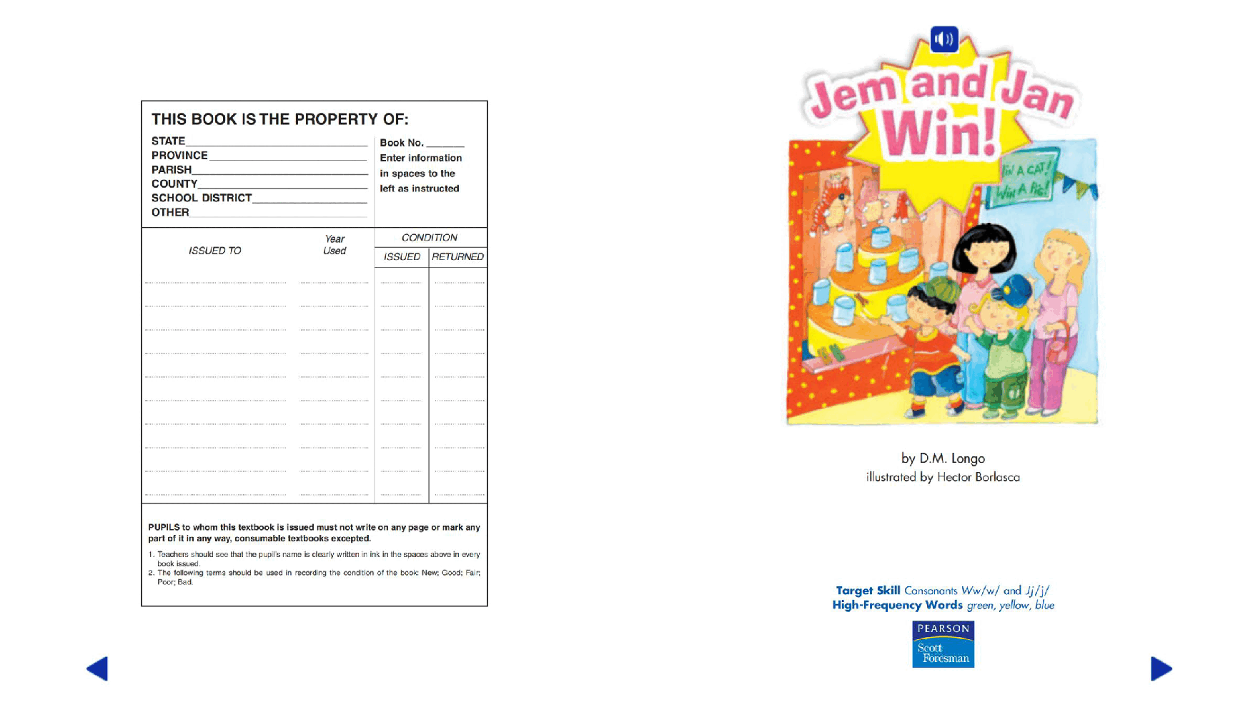 Pearson 0-6岁低幼读物K_OLR_5.1 Jem and Jan Win!.pdf,第2页预览