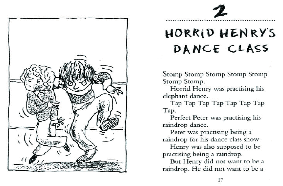 调皮的亨利英文绘本02 Horrid Henry's Dance Class.pdf,第1页预览