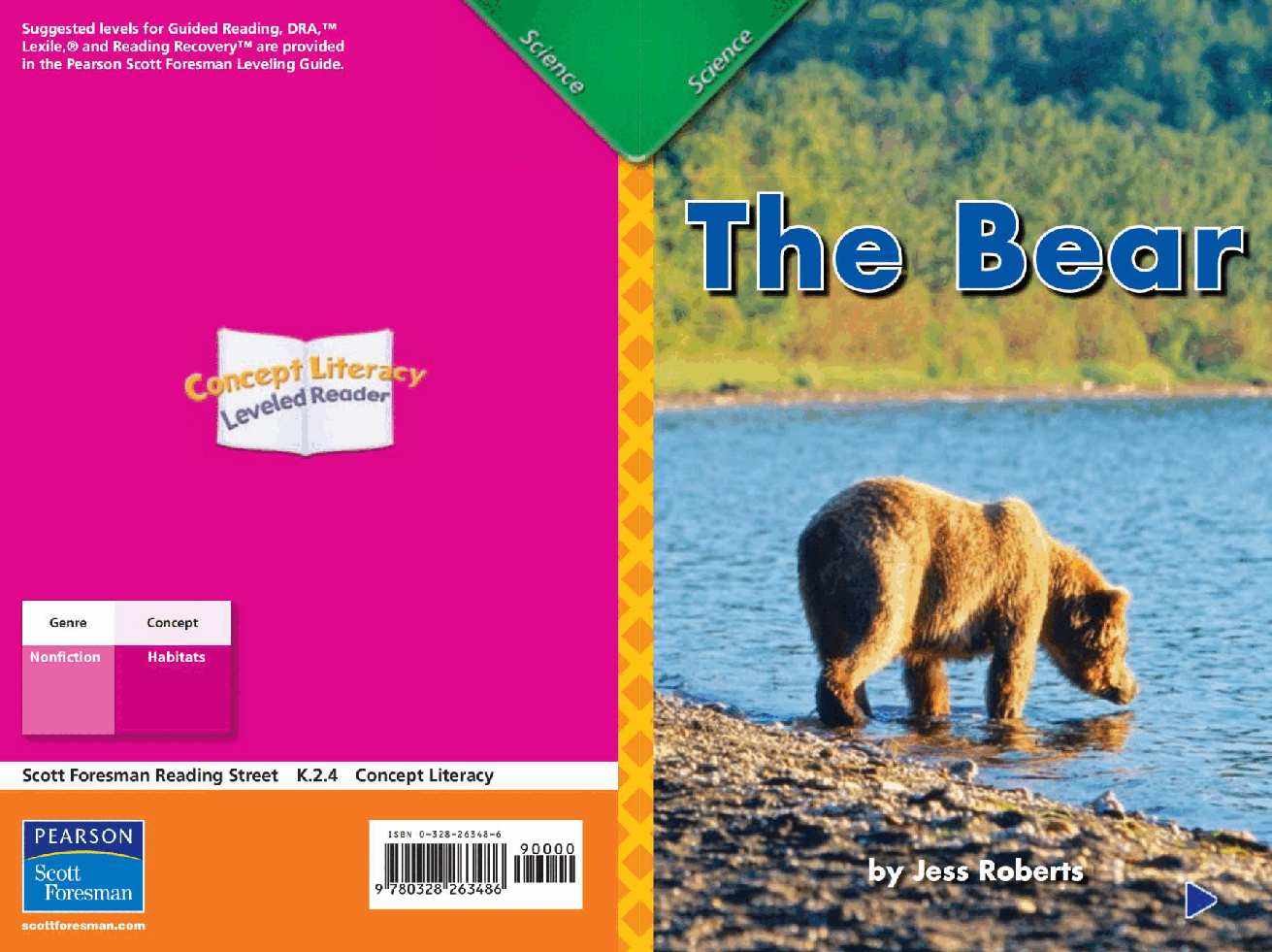 Pearson 0-6岁低幼读物The Bear.pdf，第1页预览
