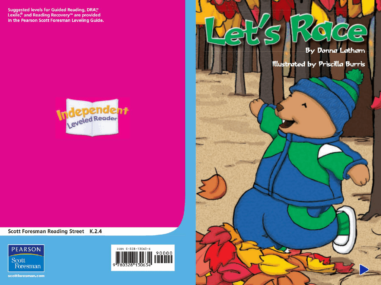 Pearson 0-6岁低幼读物Let's Race.pdf,第1页预览