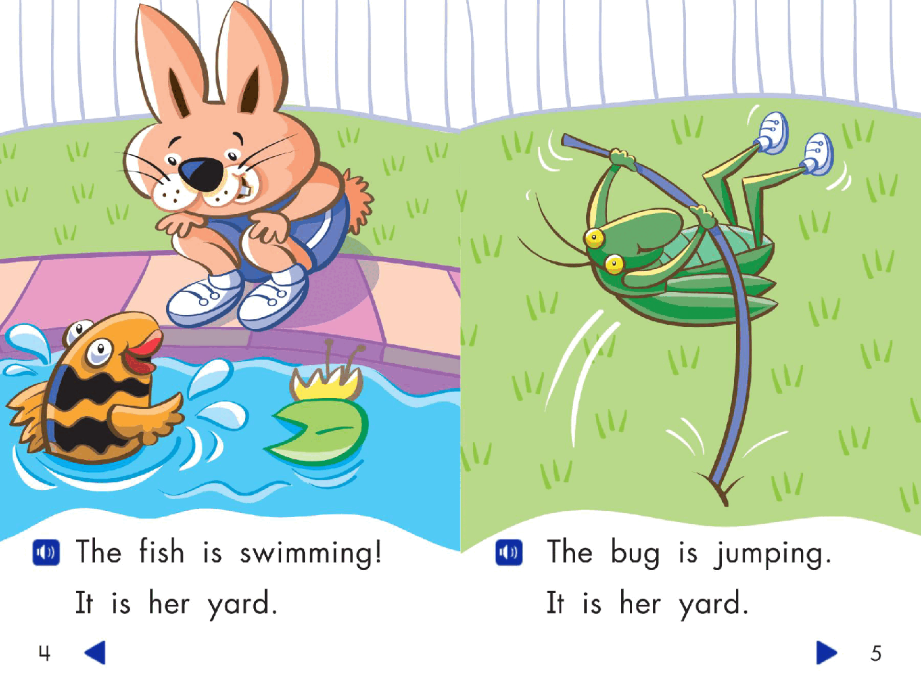 Pearson 0-6岁低幼读物A Yard for All.pdf,第4页预览