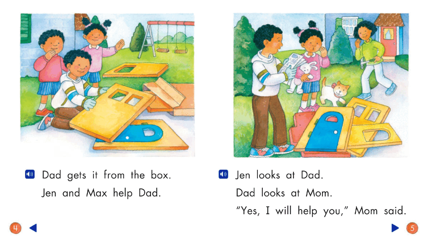 Pearson 0-6岁低幼读物K_OLR_6.5 Jen and Max Build a House.pdf,第4页预览