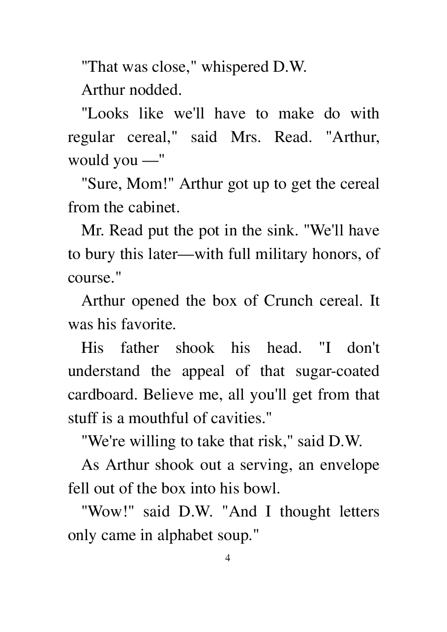 04 Arthur and the Crunch Cereal Contest.pdf,第4页预览