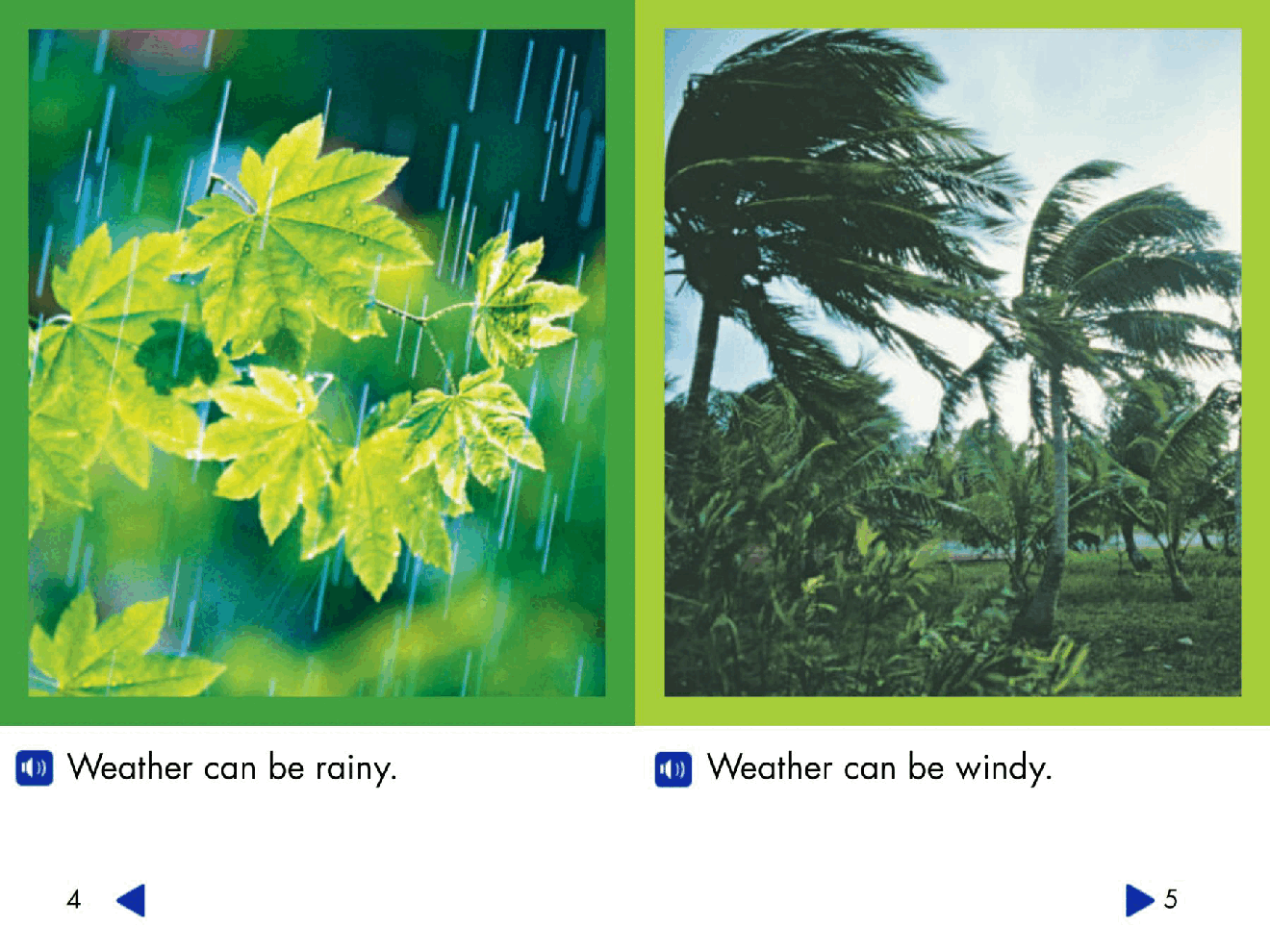 Pearson 0-6岁低幼读物Weather.pdf,第4页预览