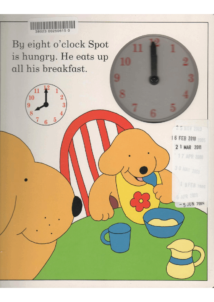 斑点狗小玻系列Spot tells the time.pdf,第3页预览