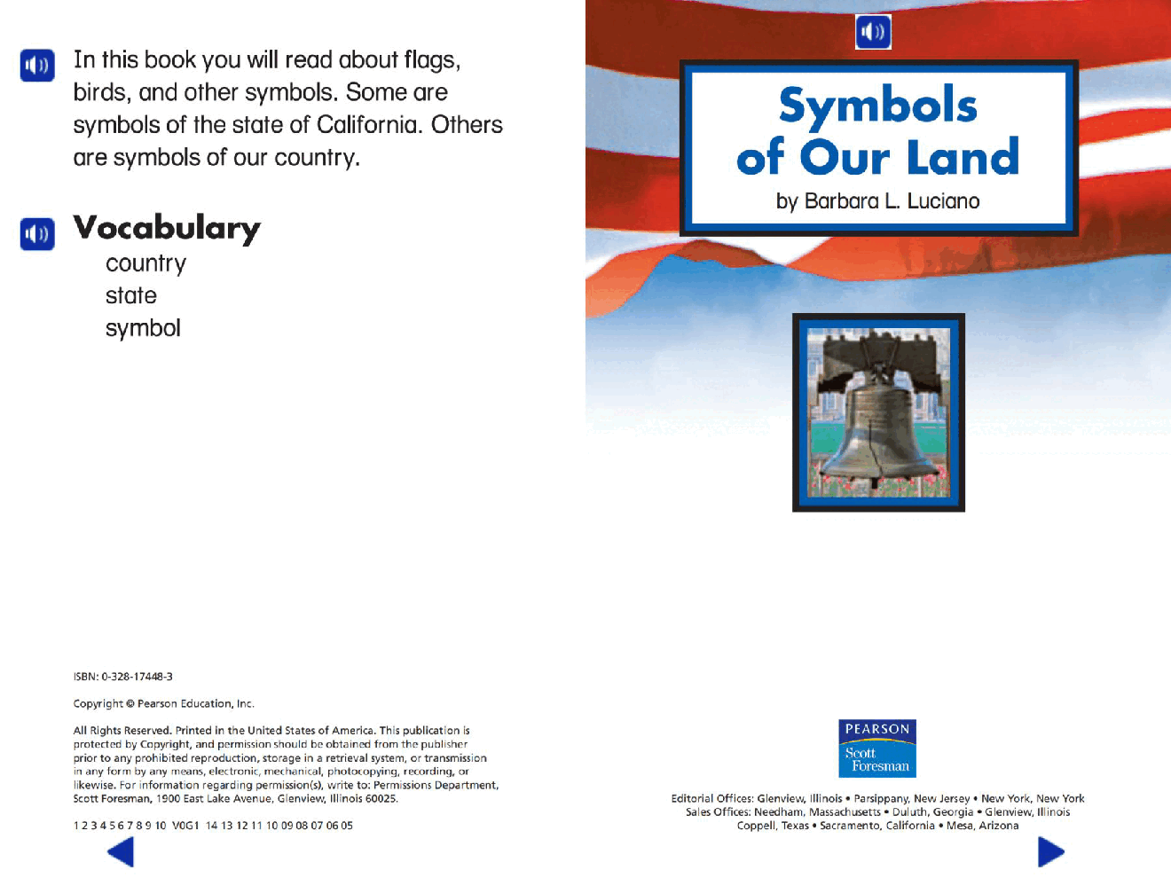 Pearson 0-6岁低幼读物Symbols of Our Land.pdf，第2页预览
