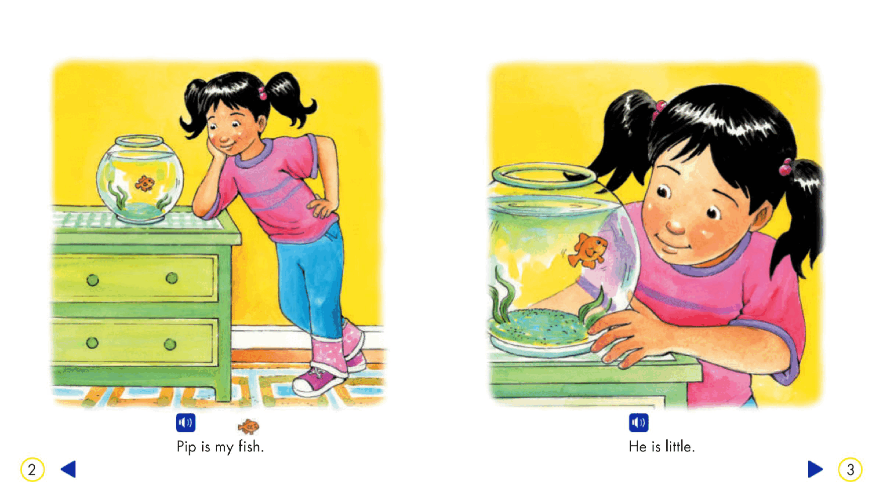 Pearson 0-6岁低幼读物K_OLR_2.5 A House for My Fish.pdf，第3页预览