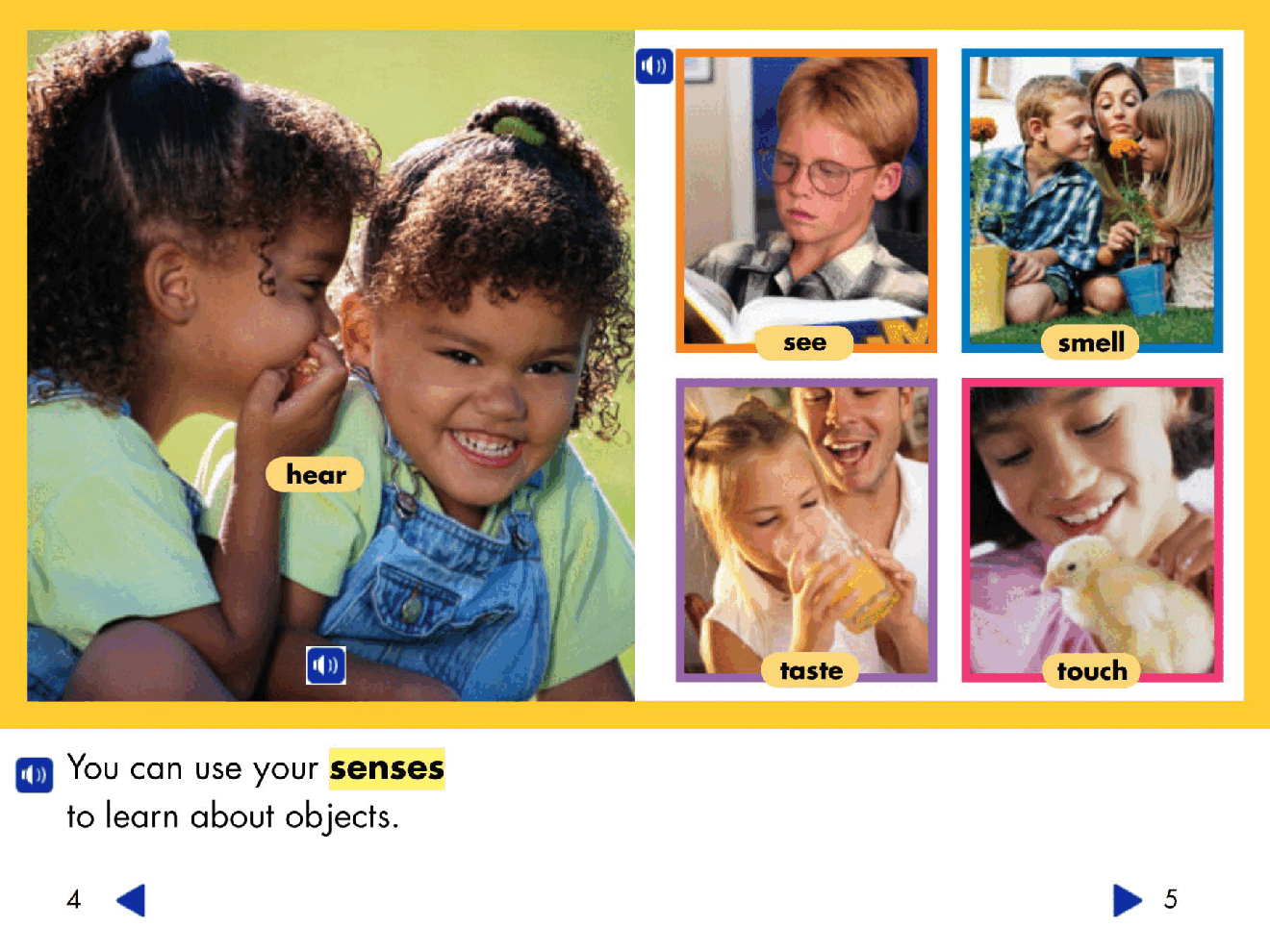 Pearson 0-6岁低幼读物Objects All Around.pdf,第4页预览