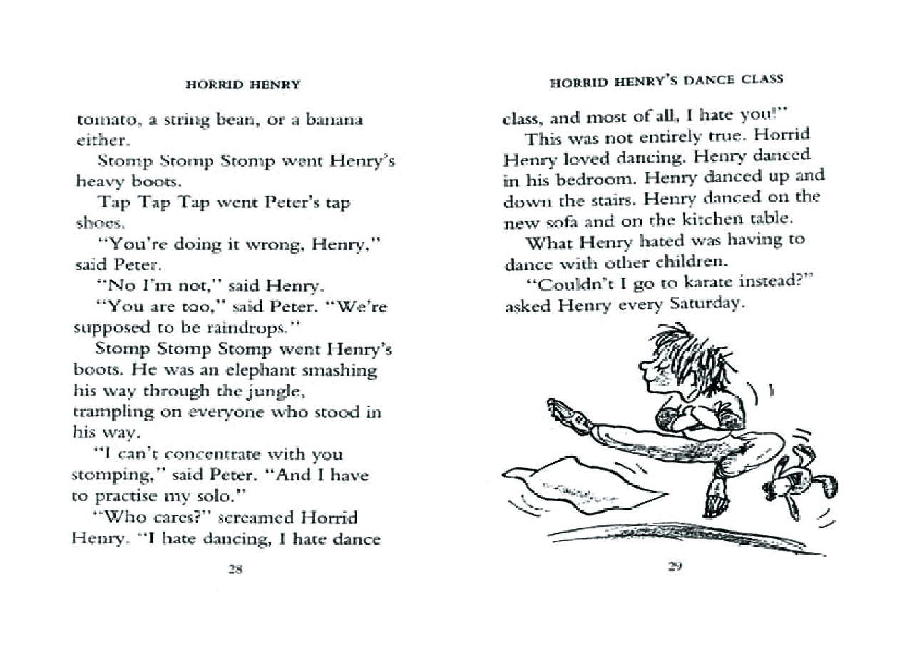 调皮的亨利英文绘本02 Horrid Henry's Dance Class.pdf,第2页预览