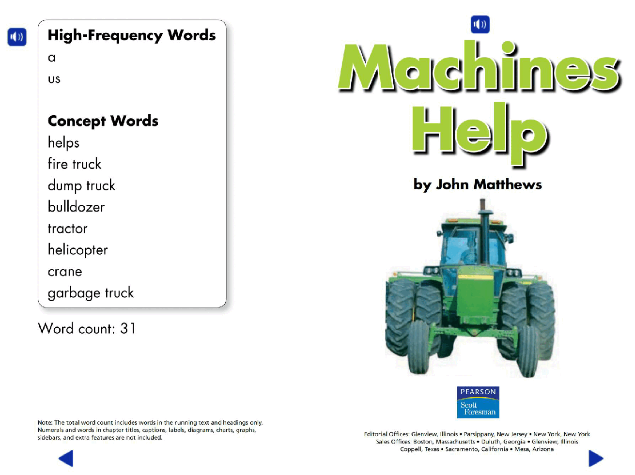 Pearson 0-6岁低幼读物Machines Help.pdf,第2页预览