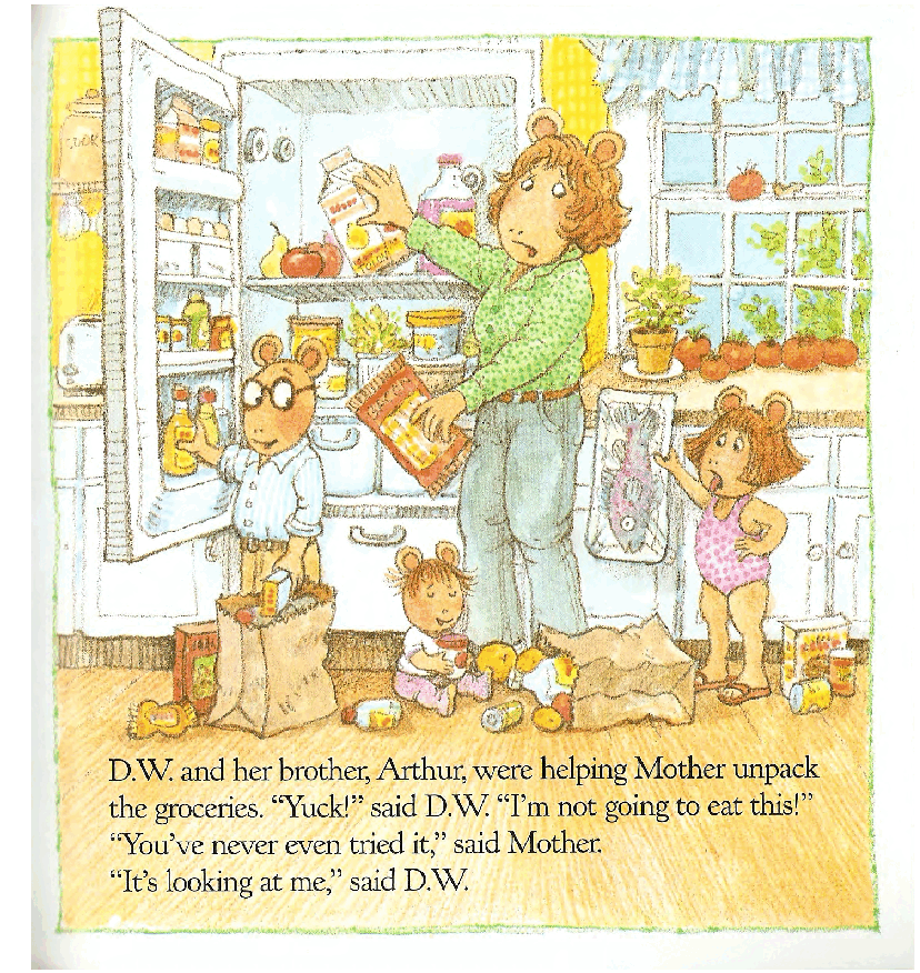 Arthur的妹妹D.W.的故事系列—D.W.the_picky_eater.pdf,第3页预览