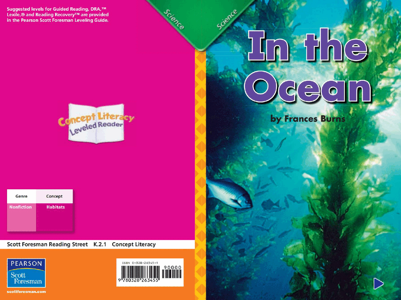 Pearson 0-6岁低幼读物In the Ocean.pdf,第1页预览