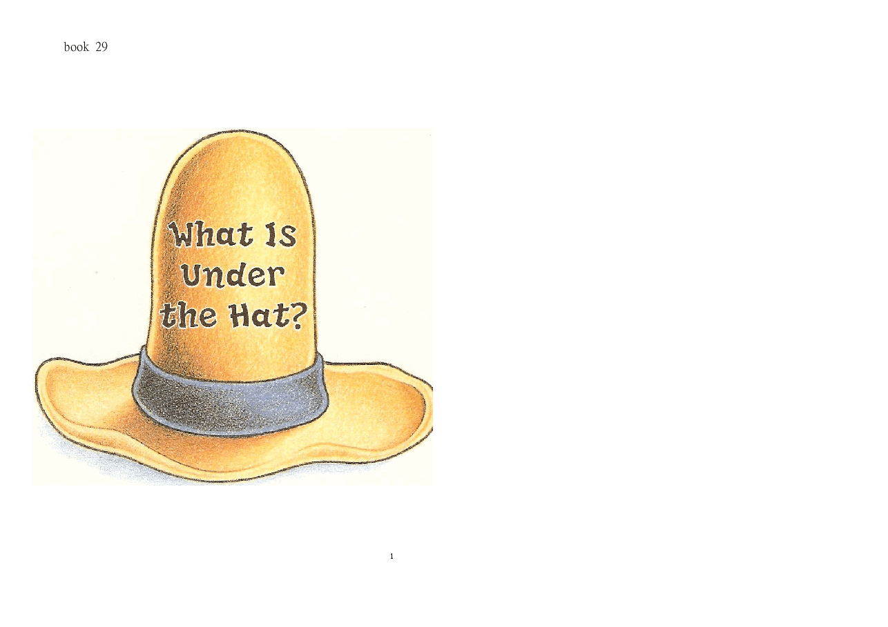 机灵狗第1级S29-What under the hat.pdf,第1页预览