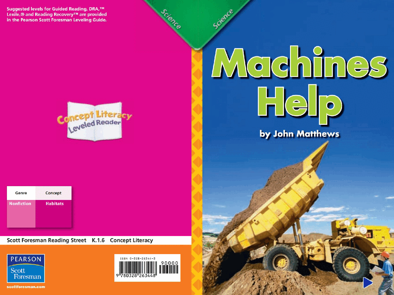 Pearson 0-6岁低幼读物Machines Help.pdf,第1页预览