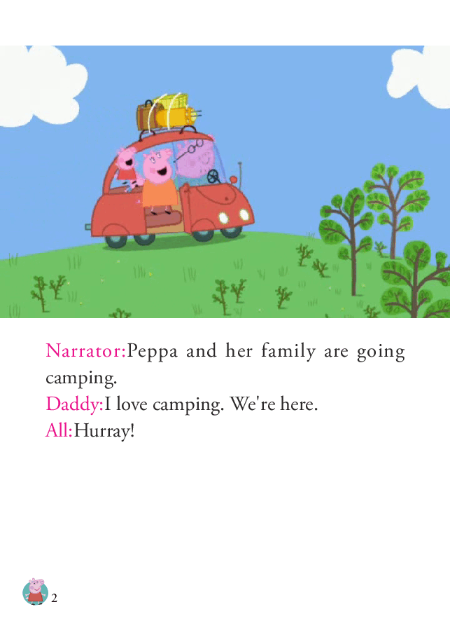 粉红猪小妹第1季52本自制绘本S1-35_Camping.pdf,第2页预览