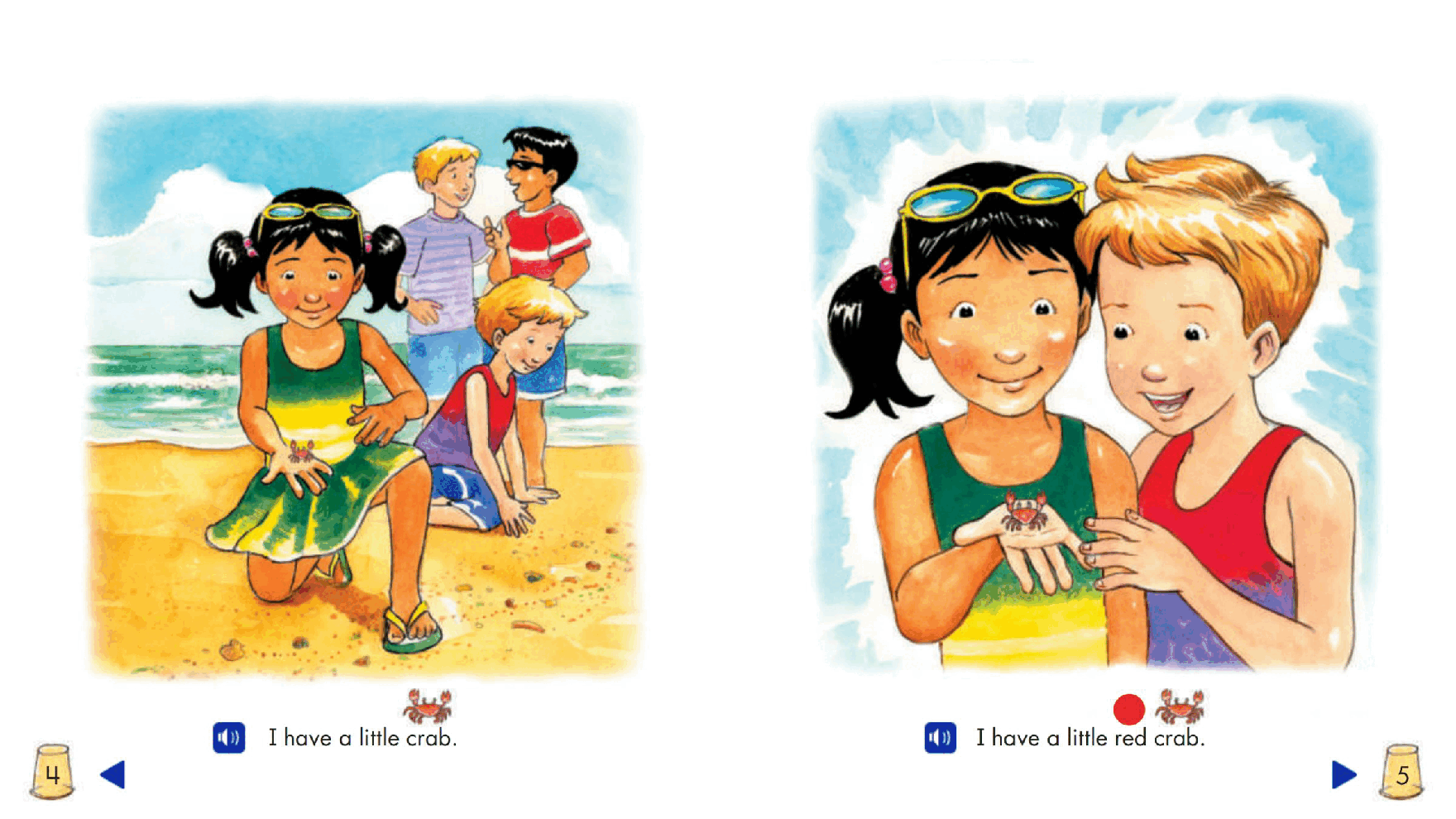Pearson 0-6岁低幼读物K_OLR_2.1 Tam at the Beach.pdf,第4页预览