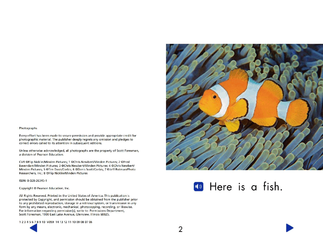 Pearson 0-6岁低幼读物In the Ocean.pdf,第3页预览