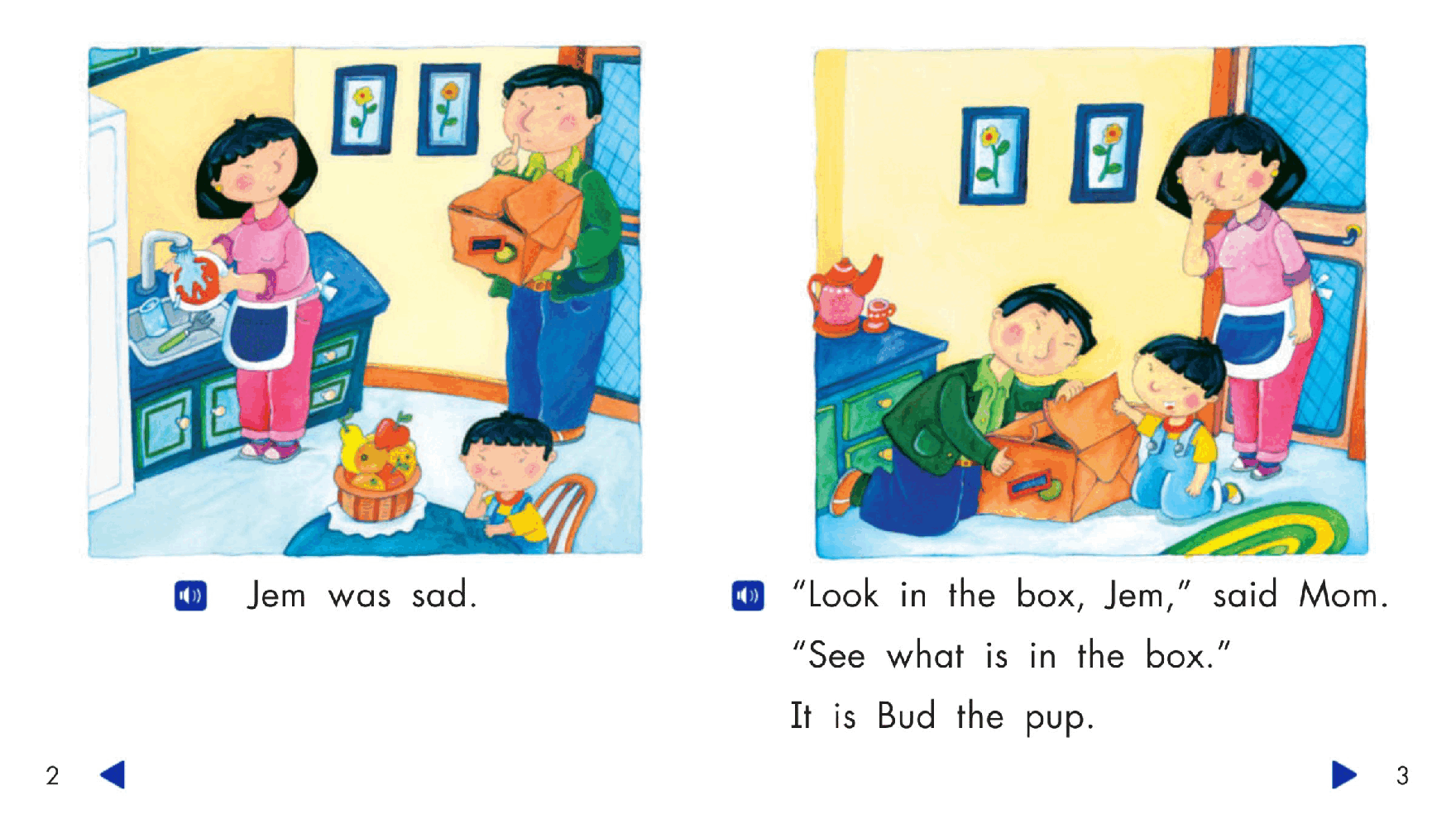 Pearson 0-6岁低幼读物K_OLR_5.3 Bud the Pup.pdf，第3页预览