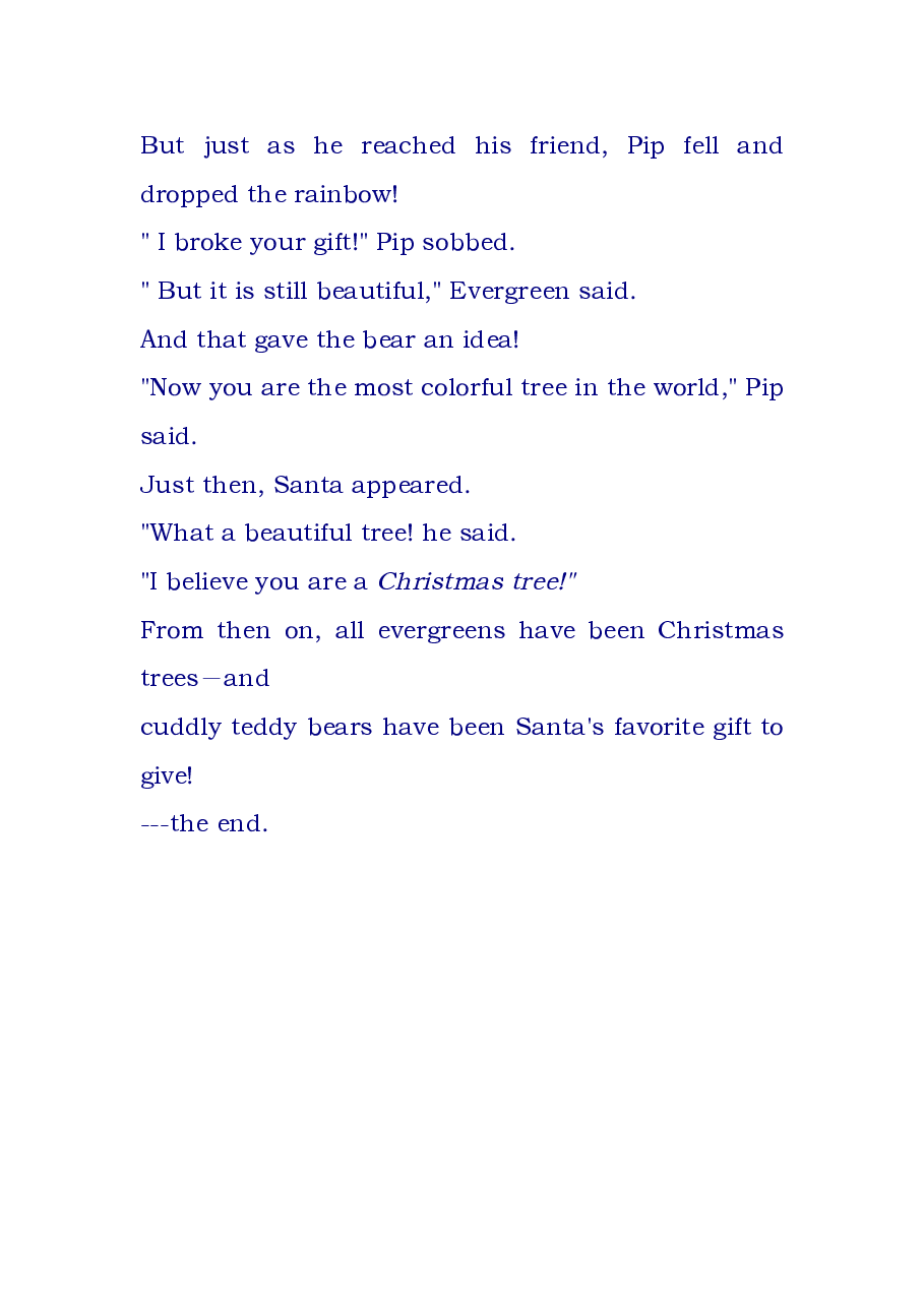 第二级(适合5-7岁儿童)The Christma Cub.doc,第4页预览