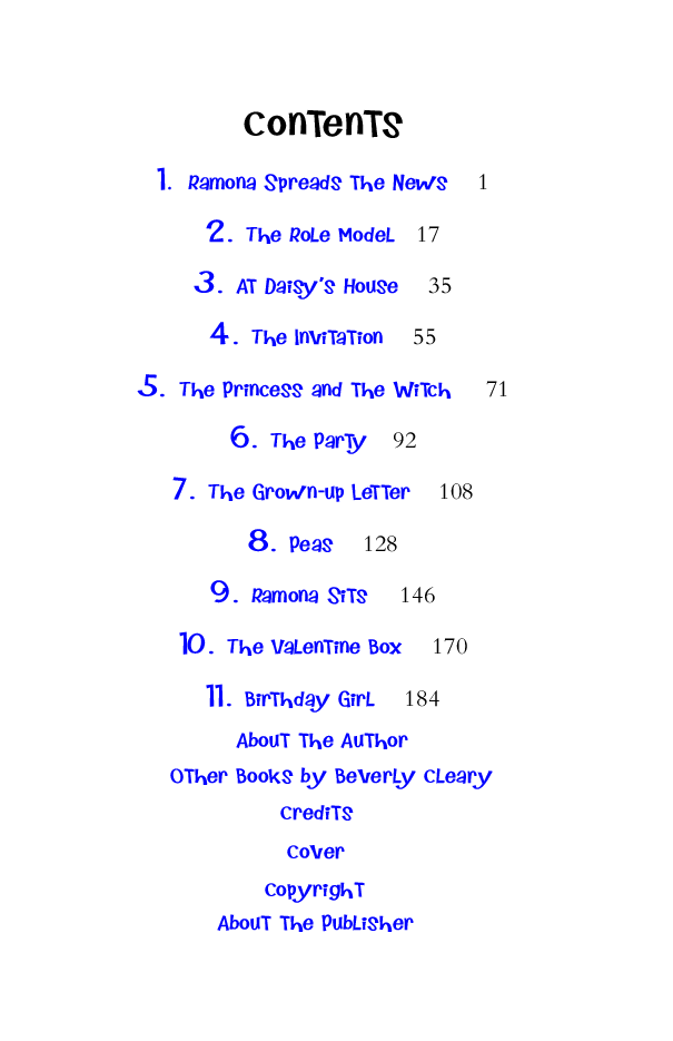 Beverly Cleary eBooks 29本Ramona's World.pdf,第4页预览