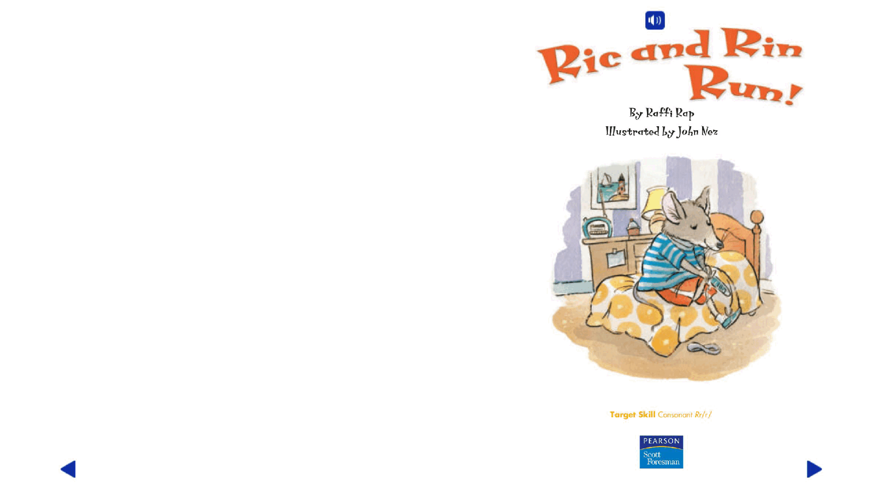 Pearson 0-6岁低幼读物Ric and Rin Run!.pdf,第2页预览