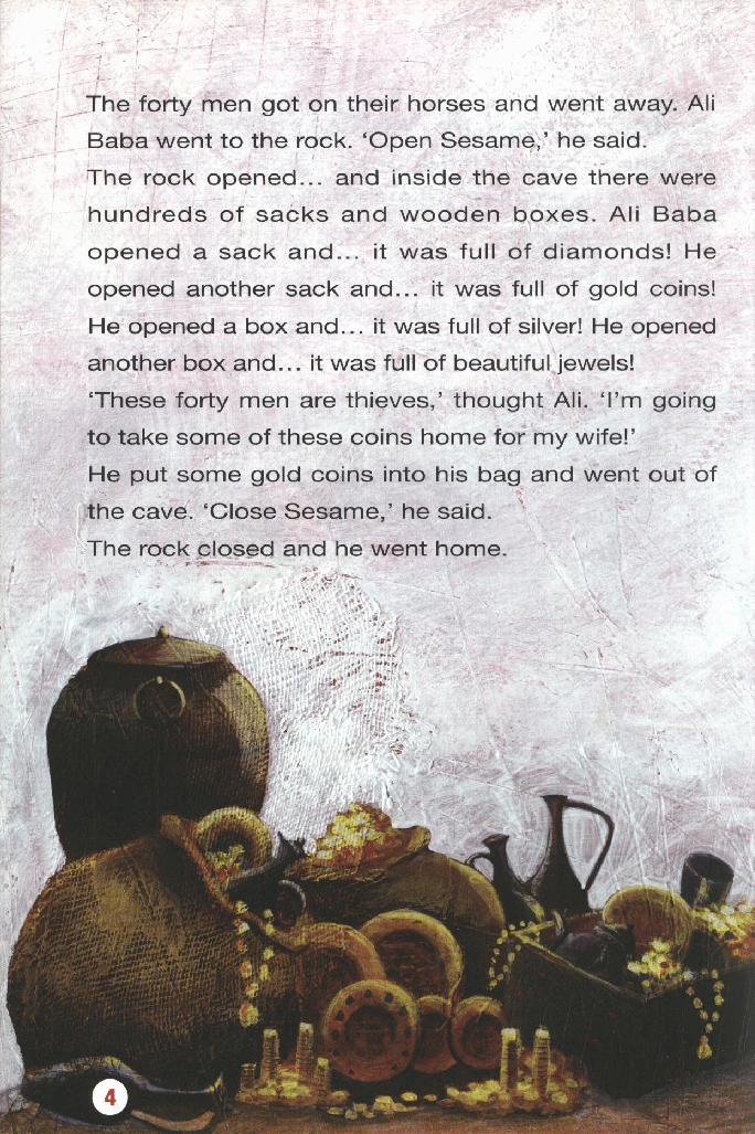 【Earlyreads】(LEVEL.5).Ali.Baba.and.the.Forty.Thieves.pdf,第4页预览