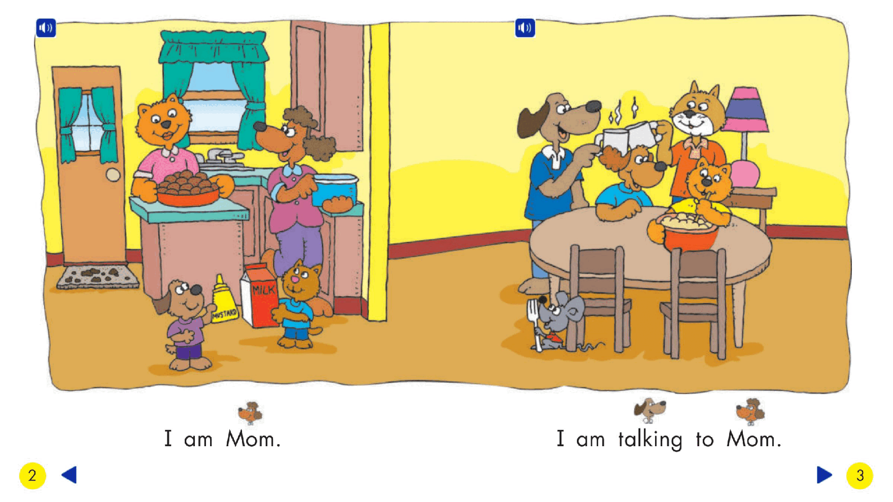 Pearson 0-6岁低幼读物K_OLR_1.5 Cat and Dog Munch Together.pdf,第3页预览