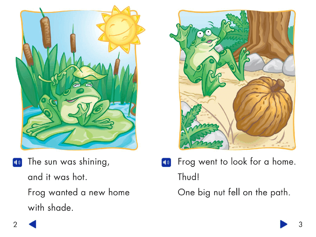 Pearson 0-6岁低幼读物The Path to Frog's New Home.pdf，第3页预览