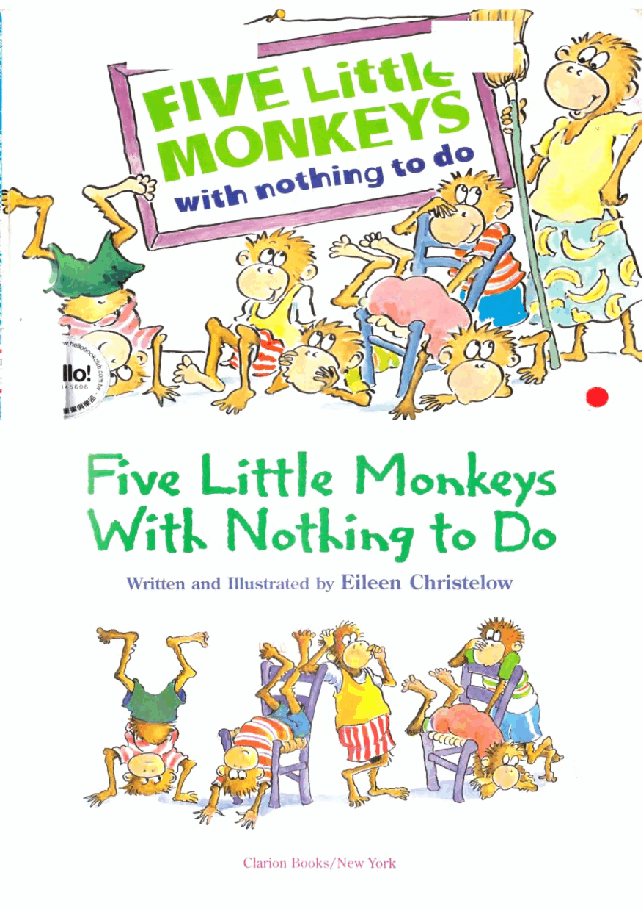 五只小猴子five monkey with nothing to do.pdf,第1页预览