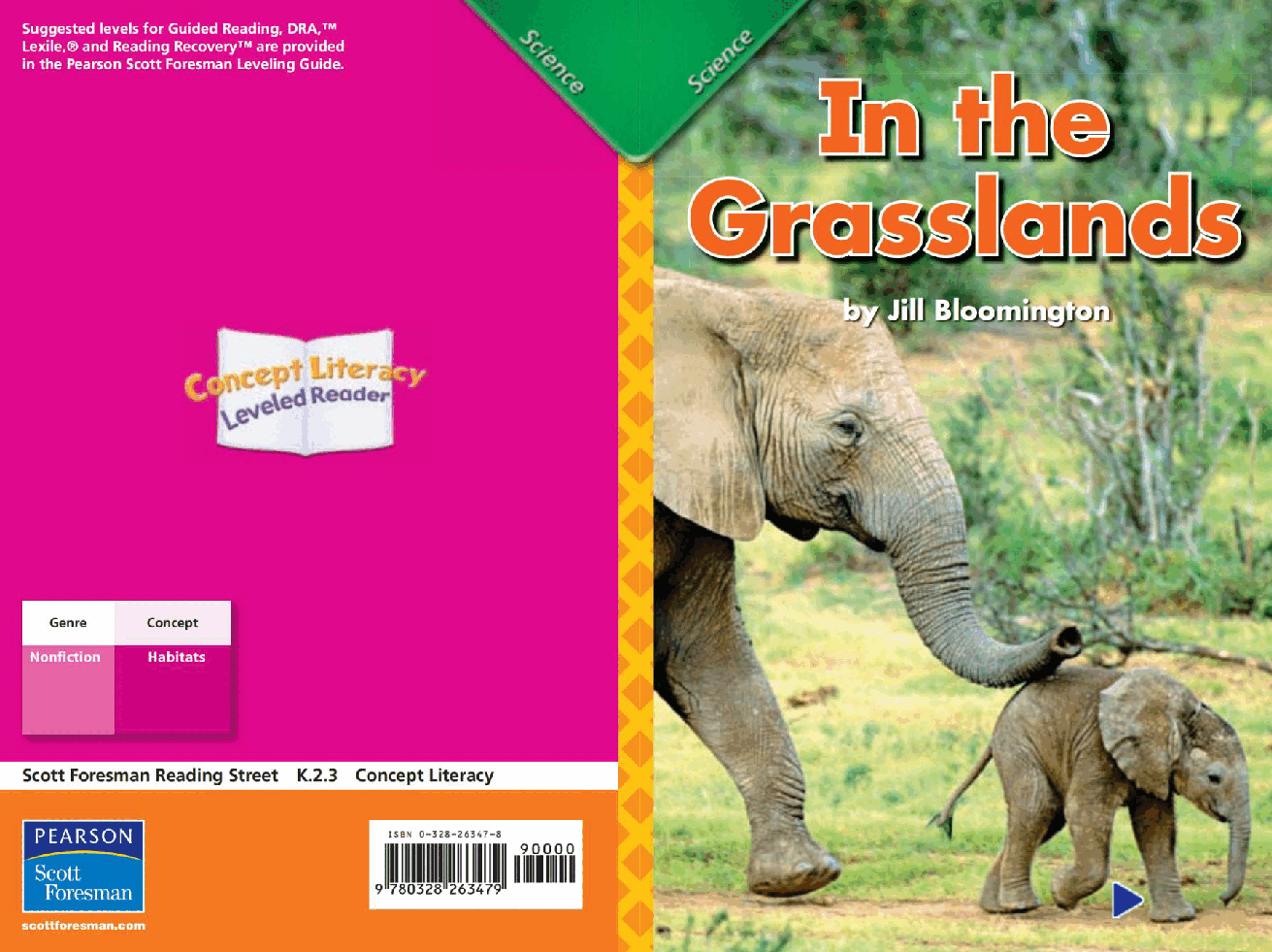 Pearson 0-6岁低幼读物In the Grasslands.pdf,第1页预览