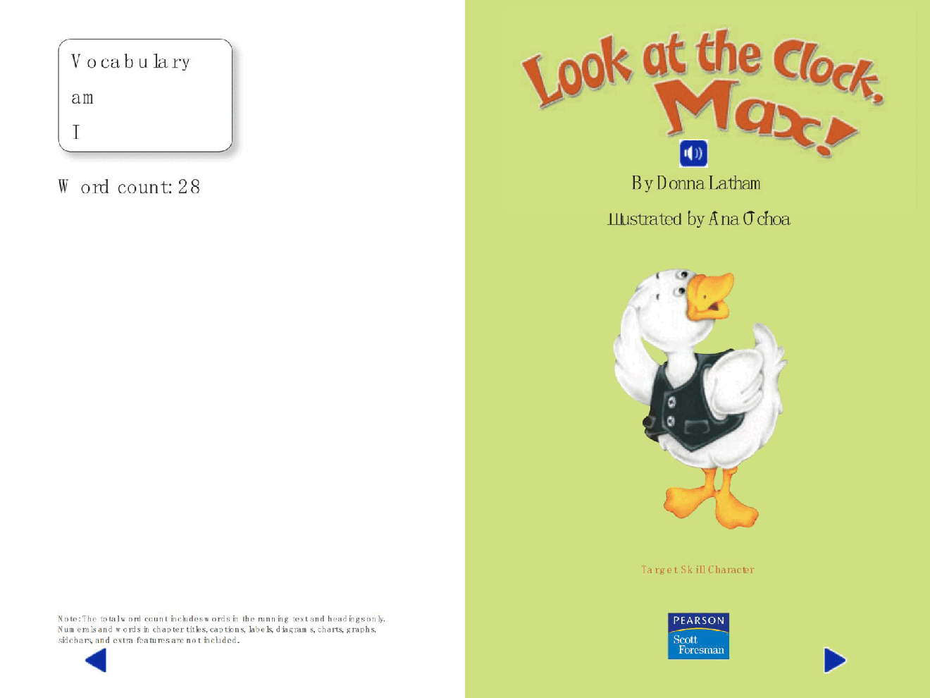 Pearson 0-6岁低幼读物Look at the Clock, Max!.pdf,第2页预览