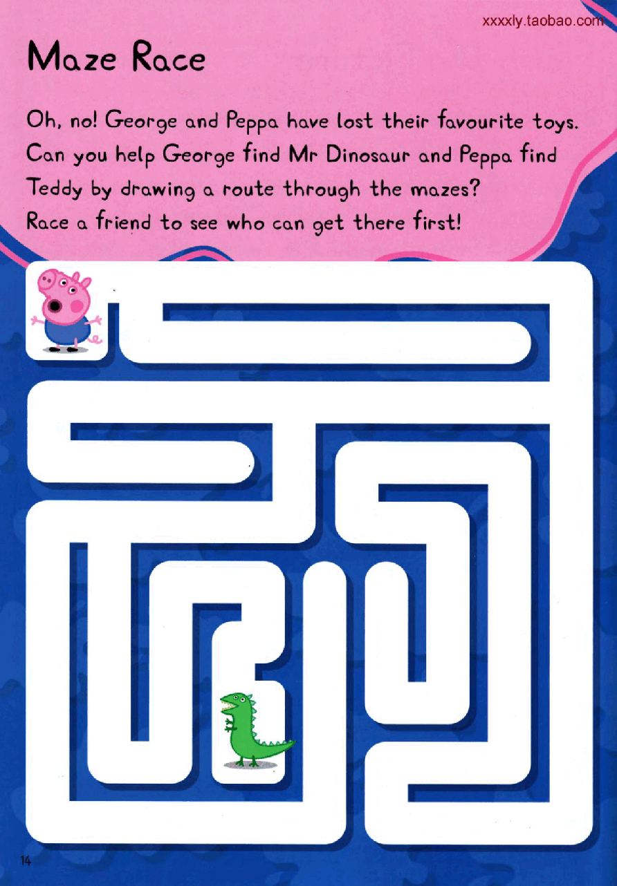 原版高清绘本(不同于自制绘本)23本原版Peppa+Pig+activity+-+Wipe-Clean_Game....pdf,第4页预览