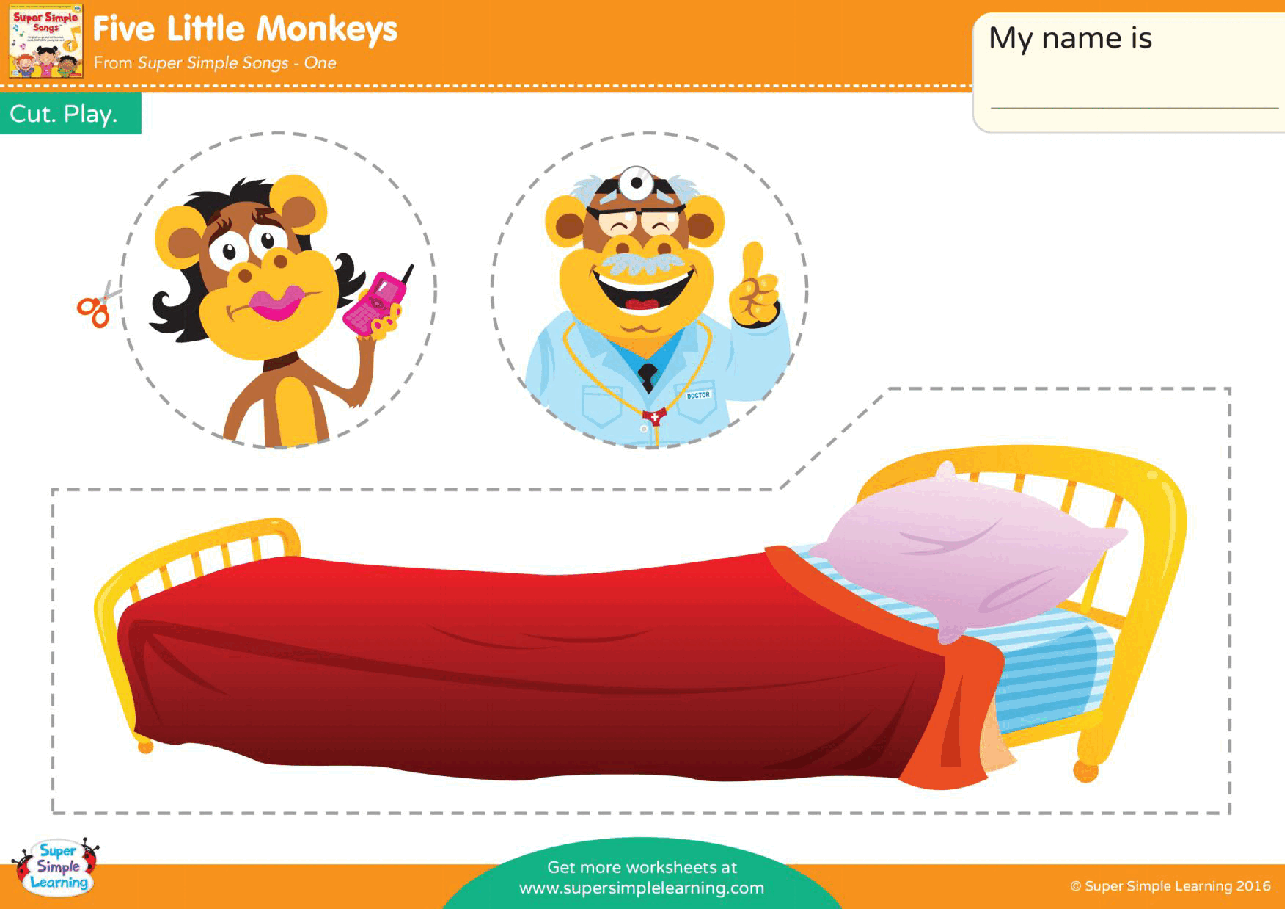 五只小猴子five-little-monkeys-play-set.pdf,第2页预览