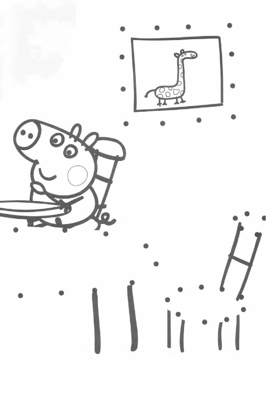 原版高清绘本(不同于自制绘本)23本原版Peppa+Pig+activity+-+Peppa_Playtime连线绘画书.pdf,第4页预览