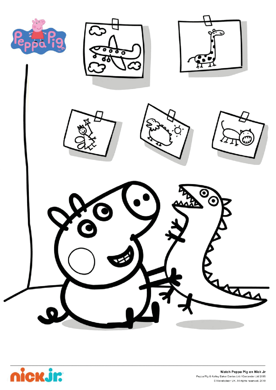 填色绘本colour_peppa_george.pdf,第1页预览