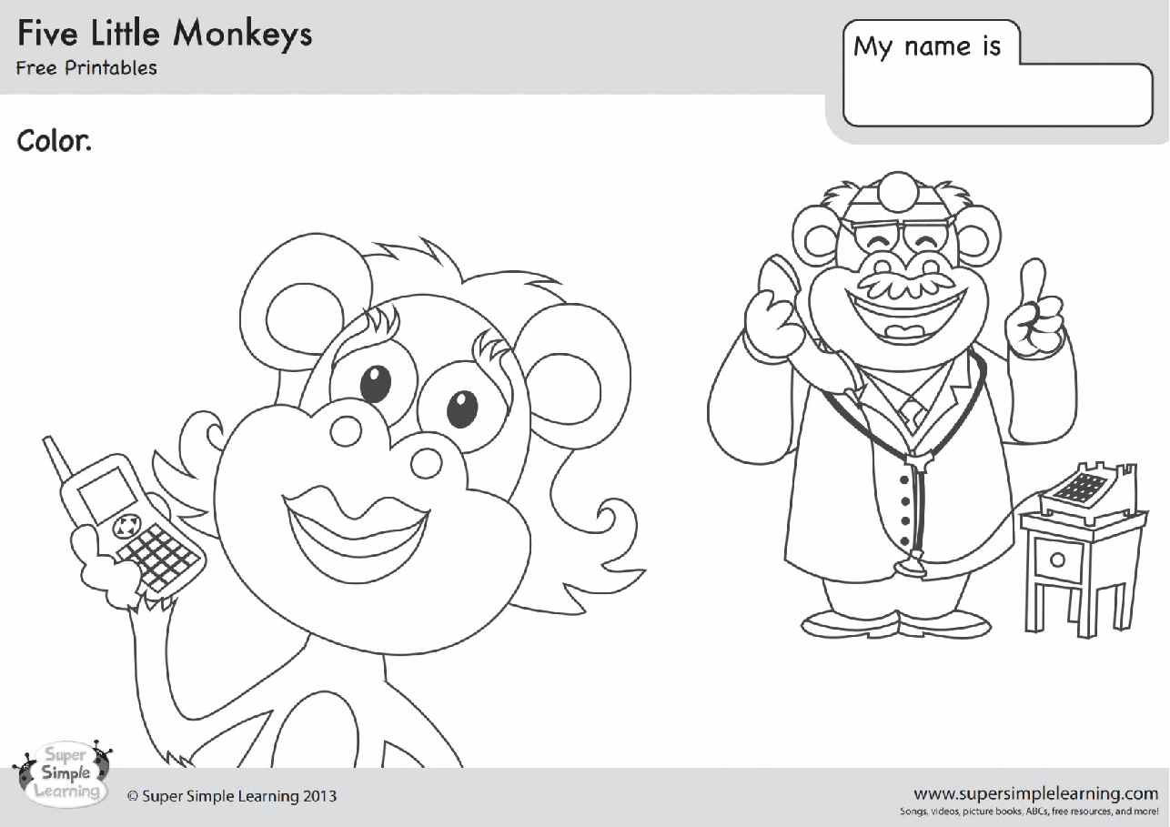 五只小猴子five-little-monkeys-coloring-page-4.pdf,第1页预览