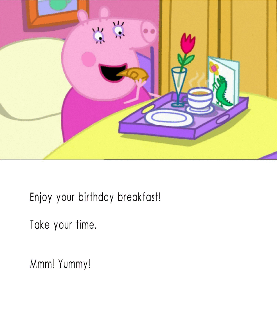 自制绘本-55本PDFS1_18 Mummy Pig's Birthday.pdf，第4页预览