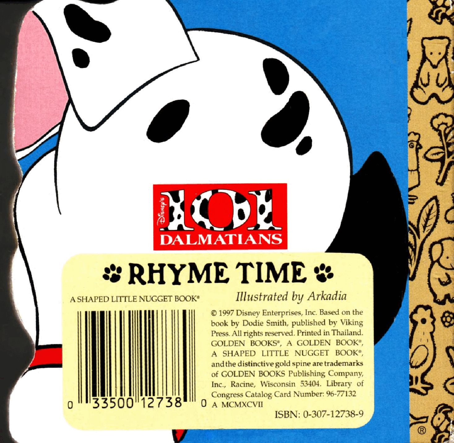 101 Dalmations - Rhyme Time(1997)(Golden Shaped Little Nugget Book).pdf,第2页预览