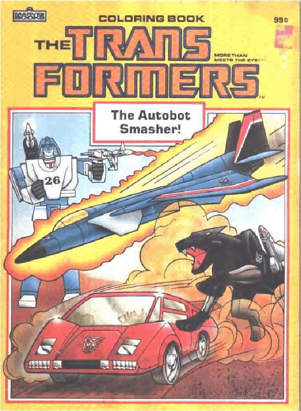 The Transformers - The Autobot Smasher! (Coloring Book) (1985) (Marvel Books).pdf,第1页预览