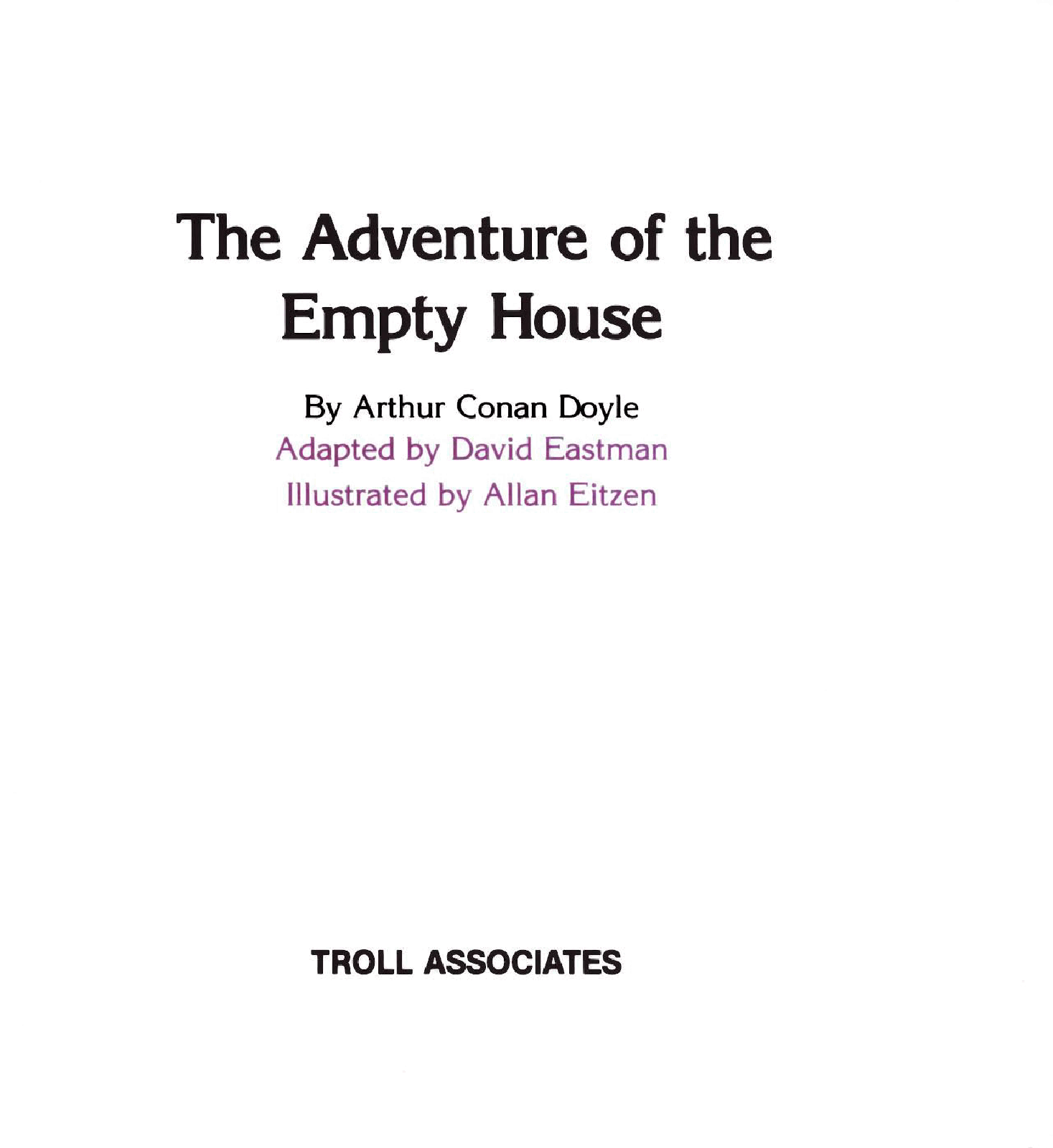 Adventures of Sherlock Holmes - The Adventure of the Empty House (1982) (Maze).pdf，第2页预览