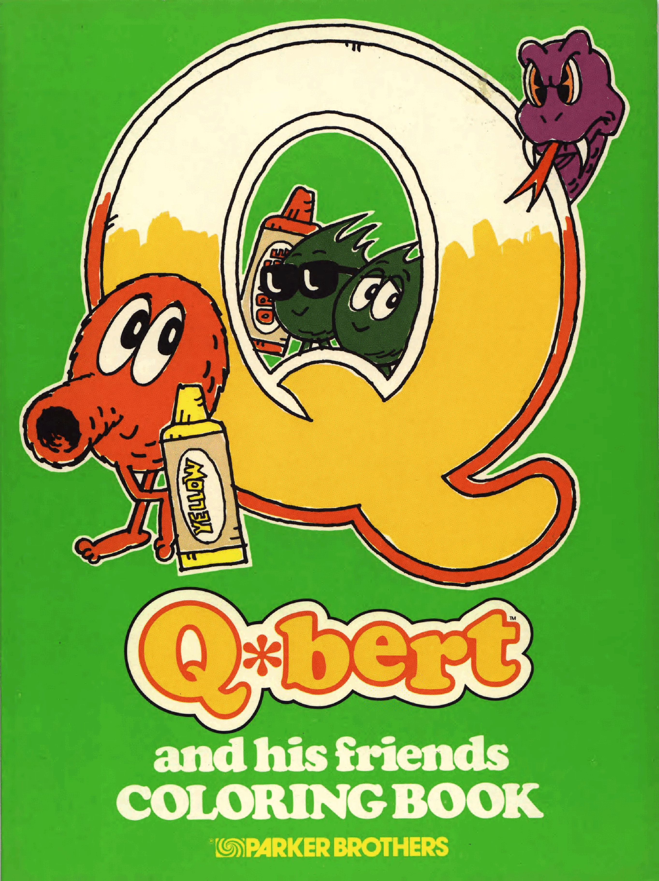Q-Bert and his friends Coloring Book (1983.Parker) (peterhirschberg)(1).pdf,第1页预览