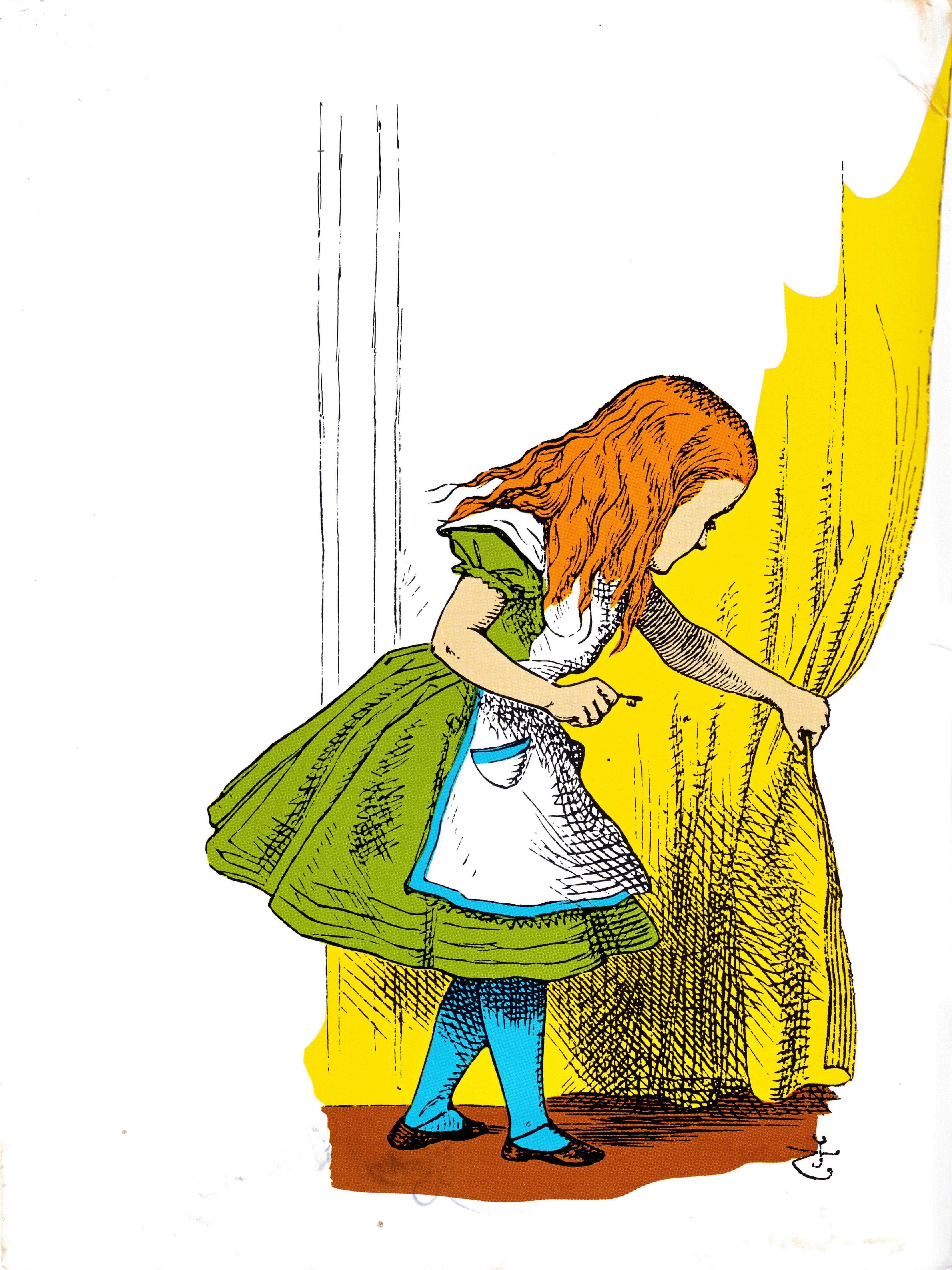 Alice in Wonderland Coloring Book (1972.Dover) (pictures by Sir John Tenniel only).pdf，第2页预览