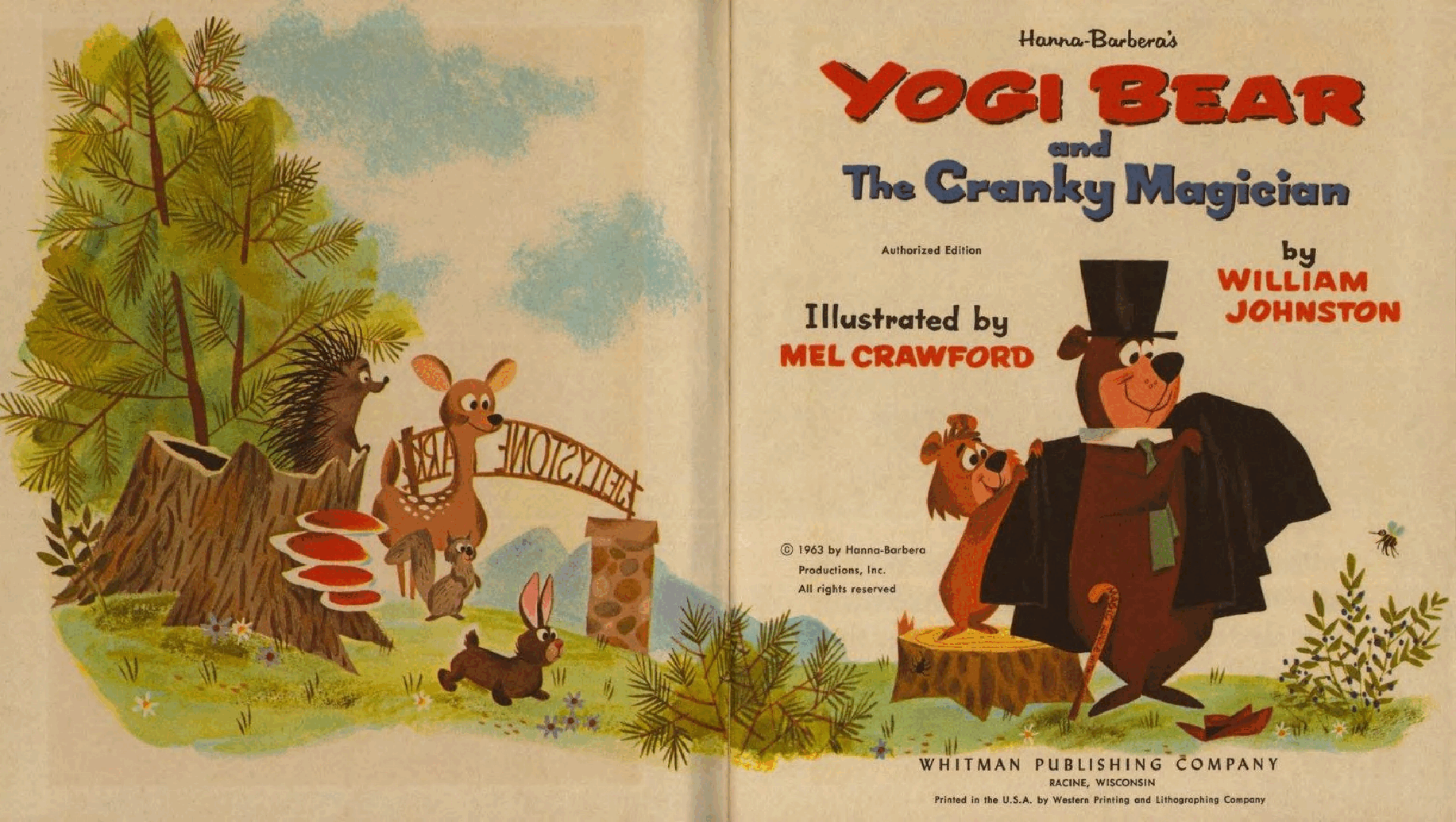 Top-Top Tales 2494 - Hanna-Barbera's Yogi Bear and the Cranky Magician (1963) (goldengems).pdf，第2页预览